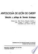 libro Antología De León De Greiff