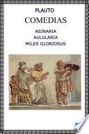 libro Asinaria   Aulularia   Miles Gloriosus