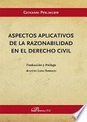 libro Aspectos Aplicativos De La Razonabilidad En El Derecho Civil.