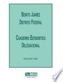 libro Benito Juárez Distrito Federal. Cuaderno Estadístico Delegacional 1995
