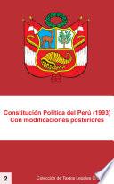libro Constitución Política Del Perú, 1993