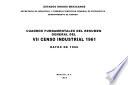 libro Cuadros Fundamentales Del Resumen General Del Vii Censo Industrial 1961. Datos De 1960