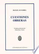 libro Cuestiones Obreras