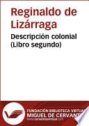 libro Descripción Colonial (libro Segundo)