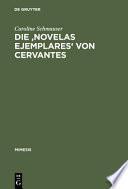 libro Die  Novelas Ejemplares  Von Cervantes