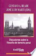 libro Discusiones Sobre La Filosofía Del Derecho Penal