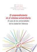 libro El Emprendimiento En El Sistema Universitario