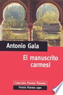 libro El Manuscrito Carmesí