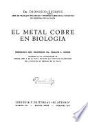 libro El Metal Cobre En Biologia