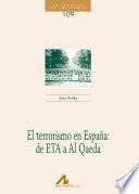libro El Terrorismo En España: De Eta A Al Qaeda