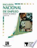 libro Encuesta Nacional De Empleo. Estado De México. 1996