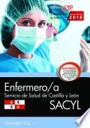 libro Enfermero/a. Servicio De Salud De Castilla Y León (sacyl). Temario Vol.i