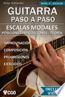 libro Escalas Modales, Guitarra Paso A Paso