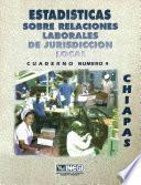 libro Estadísticas Sobre Relaciones Laborales De Jurisdicción Local. Chiapas. Cuaderno Número 4