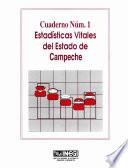 libro Estadísticas Vitales Del Estado De Campeche. Cuaderno Número 1