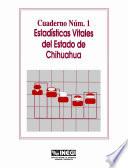 libro Estadísticas Vitales Del Estado De Chihuahua. Cuaderno Número 1