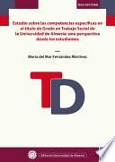 libro Estudio Sobre Las Competencias Específicas En El Título De Grado En Trabajo Social