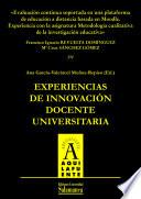 libro Evaluación Continua Soportada En Una Plataforma De Educación A Distancia Basada En Moodle. Experiencia Con La Asignatura Metodología Cualitativa De La Investigación Educativa