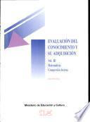 libro Evaluación Del Conocimiento Y Su Adquisición. 3. Matemáticas, Compresión Lectora