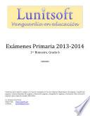 libro Exámenes Primaria 2013 2014, Bimestre 1, Grado 6, México