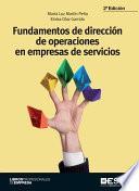 libro Fundamentos De Dirección De Operaciones En Empresas De Servicios