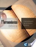 libro Hermenéutica Bíblica