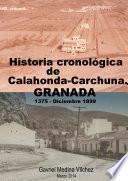 libro Historia Cronológica De Calahonda Carchuna. Granada