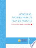 libro Honduras: Aportes Para Un Plan De Rescate