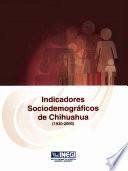 libro Indicadores Sociodemográficos De Chihuahua (1930 2000)