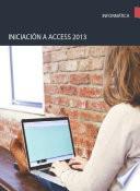 libro Iniciación A Access 2013