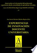 libro Innovacioón En La Formación Del Profesorado: Experiencias Desde Comunidades De Aprendizaje Virtuales