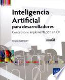 libro Inteligencia Artificial Para Desarrolladores