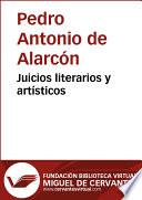 libro Juicios Literarios Y Artísticos