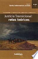 libro Justicia Transicional: Retos Teóricos Vol. I