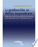 libro La Graduación Del Delito Imprudente. Reflexiones Sobre La Necesidad De Delimitación Entre Imprudencia Leve E Imprudencia Grave