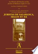 libro La Historia Del Derecno On Line. Juristas En Salamanca (siglos Xv Xx)