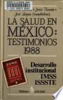 libro La Salud En México