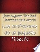 libro Las Confesiones De Un Pequeño Filósofo