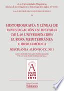 libro Las Universidades Hispánicas. Líneas De Investigación E Historiografía: Siglos Xv Xviii