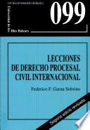 libro Lecciones De Derecho Procesal Civil Internacional