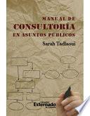libro Manual De Consultoría En Asuntos Públicos