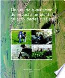 libro Manual De Evaluación De Impacto Ambiental De Actividades Rurales