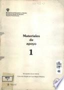 libro Materiales De Apoyo. (volumen 1)