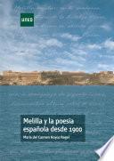 libro Melilla Y La PoesÍa EspaÑola Desde 1900