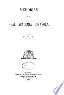 libro Memorias De La Real Academia Española