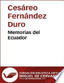 libro Memorias Del Ecuador