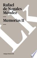 libro Memorias Ii