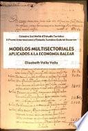 libro Modelos Multisectoriales Aplicados A La Economía Balear