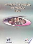 libro Mujeres Y Hombres En México 2003. 7a. Edición