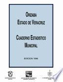 libro Orizaba Estado De Veracruz. Cuaderno Estadístico Municipal 1995